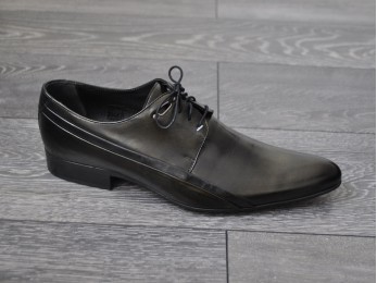 Туфлі чоловічі класичні шкіра на шнурках (134)