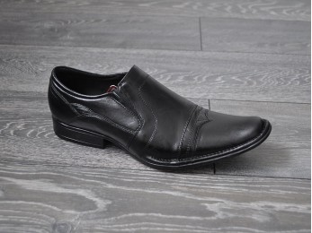 Туфлі чоловічі класичні шкіра без шнурка (287)
