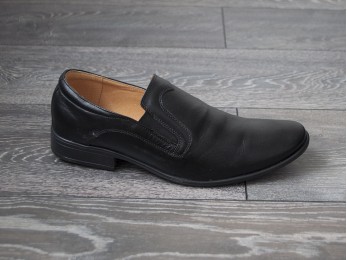 Туфли мужские классические кожа без шнурка (342)