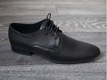 Туфли мужские классические кожа на шнурках (556)