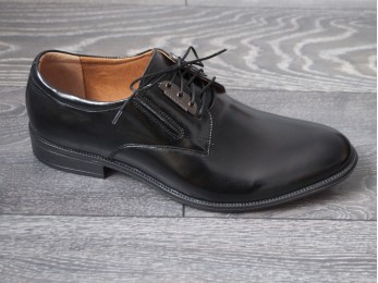 Туфли мужские классические кожа на шнурках (728)