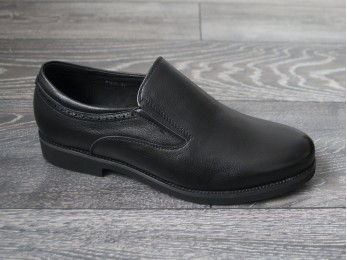 Туфлі чоловічі класичні шкіра без шнурка (957)