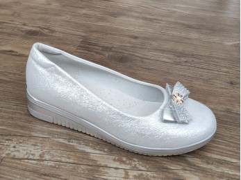 Туфлі для дівчинки срібні 33-37 (2001)