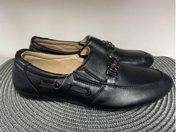 Туфлі для хлопчика чорні (2591)