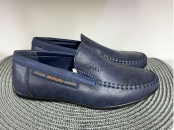 Туфли для мальчика синие (2595)