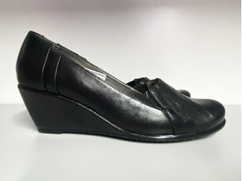 Туфлі жіночі шкіра чорні (1114)
