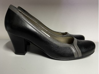 Туфлі жіночі шкіра чорні (1132)