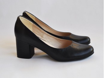 Туфли женские кожа черные (2264)