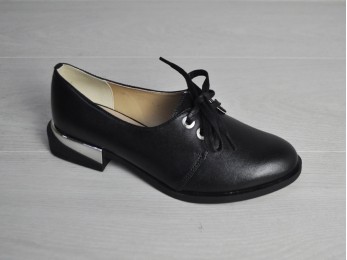 Туфлі жіночі шкіра чорні (2297)