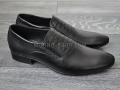 Туфлі чоловічі класичні шкіра без шнурка (557)