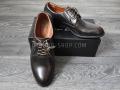 Туфлі чоловічі класичні шкіра коричневі на шнурках (727)