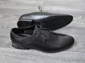 Туфли мужские классические кожа на шнурках (555)