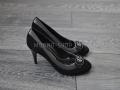 Туфлі жіночі шкіра + зашм чорні (881)