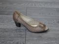 Туфли женские кожа коричневые (1208)