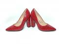 Туфли женские красные (2179)