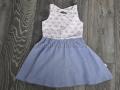 Сукня для дівчинки блакитна + біла літо (167)