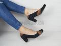 Туфлі жіночі замшеві чорні (1131)