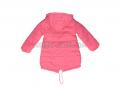 Куртка для девочки розовая + серая подложка (450)