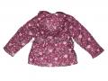 Куртка для дівчинки малинова в квіточку ТМ «Бембі» (1045/18)
