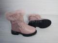 Ботинки для девочки розовые зима 27-32 (2095)
