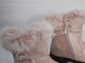 Ботинки для девочки розовые зима 27-32 (2095)