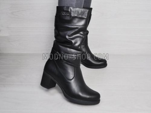 Ботинки женские осень черные (2202)