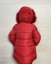 Куртка для дівчинки зима червона (1049)