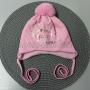 Набор шапка + шарф для девочки розовый (785/3)
