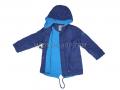 Куртка для хлопчика синя+блакитна підкладка (01)