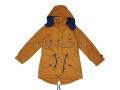 Куртка для хлопчика синя + помаранчева підкладка (420)