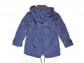 Куртка для мальчика синяя + оранжевая подкладка (418)