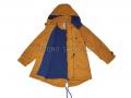 Куртка для мальчика горчичное + синяя подложка (420)