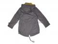 Куртка для хлопчика сірий+помаранчева підкладка (420)