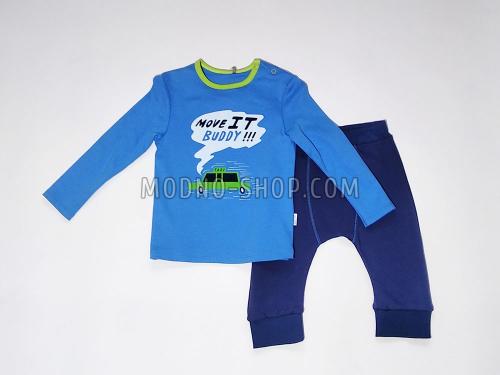 Пижама для мальчика голубой + синий (1042/8)