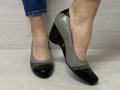 Туфли женские черные кожа (700)