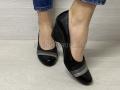 Туфлі жіночі чорні шкіра  (940)