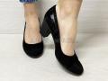 Туфли женские черные кожа (1009)