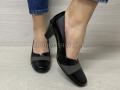 Туфлі жіночі чорні шкіра (1411)