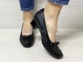 Туфлі жіночі чорні шкіра (1612)