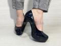 Туфли женские черные (1646)