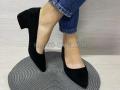 Туфлі жіночі чорні велюр (2409)