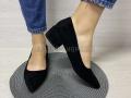 Туфлі жіночі чорні велюр (2409)
