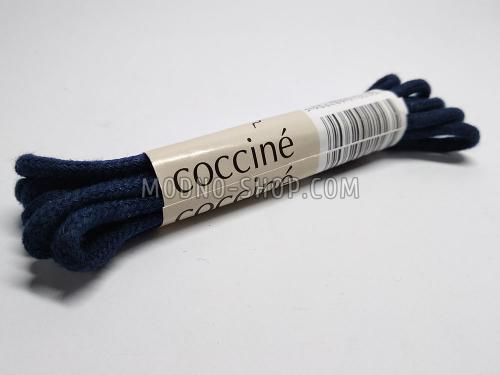 Шнурки для взуття "Coccine" круглі, сині 90см (16)  